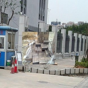 深圳市利源小区施工单位使用的水泥六角形多孔围护砖购买厂商